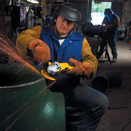 DEWALT DWE4011, 4-1/2'' Small Angle Grinder with One-Touch Guard
