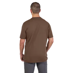Milwaukee 605BR-3X, HEAVY DUTY POCKET T - SS BROWN 3X