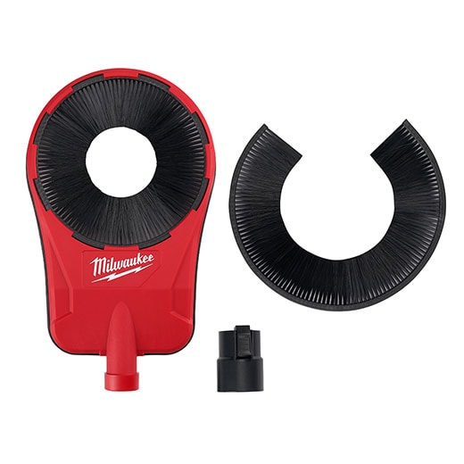 Milwaukee 5319-DE, Dry Coring Dust Extraction Attachment (4pcs)