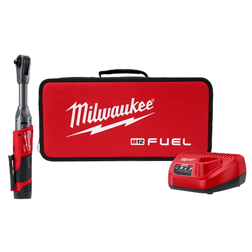 Milwaukee 2560-21, M12 FUEL 3/8" Extended Reach Ratchet Kit