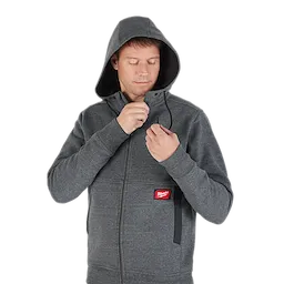 Milwaukee M250G, GRIDIRON™ Full-Zip Hoodie Gray - S