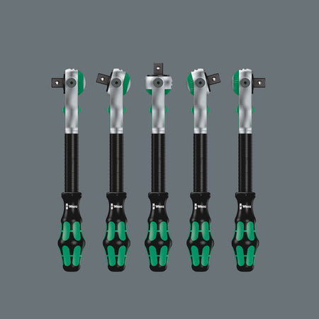 Wera 05073261001, 8000 B SB ZYKLOP SPEED RATCHET WITH 3/8" DRIVE, 3/8" X 199 MM
