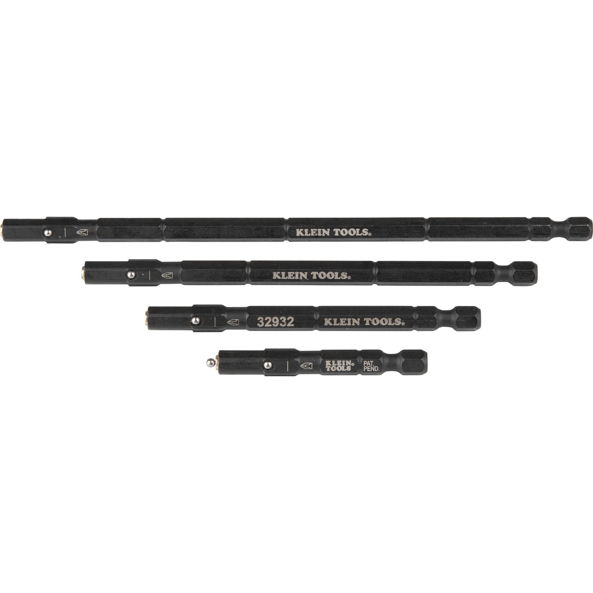 Klein Tools 32944, Flip Socket Hex Shaft Replacement Parts, 4-Pack