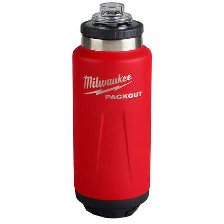 Milwaukee 48-22-8397R, PACKOUT™ 36oz Insulated Bottle with Chug Lid Red