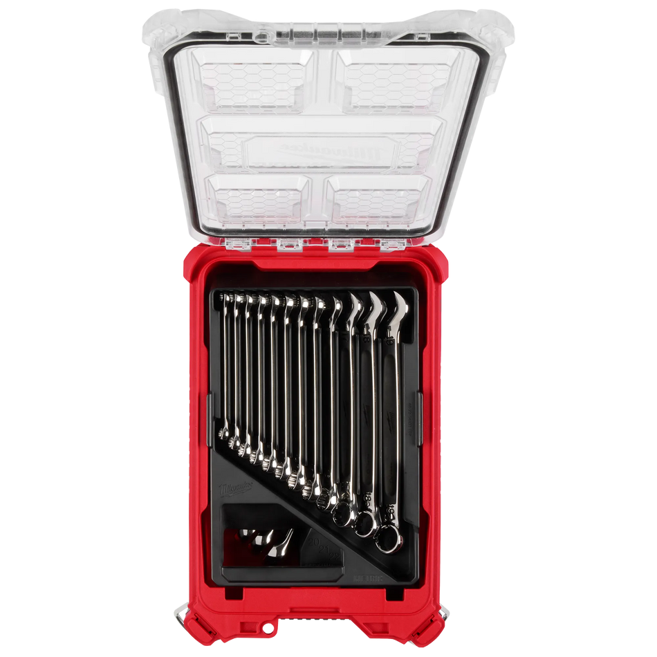 Milwaukee 48-22-9483, 15pc Metric Combination Wrench Set with PACKOUT™ Compact Organizer