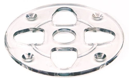 Milwaukee 49-54-1026, Clear 7 in. Diameter 1-3/16 in. Center Hole Sub-Base