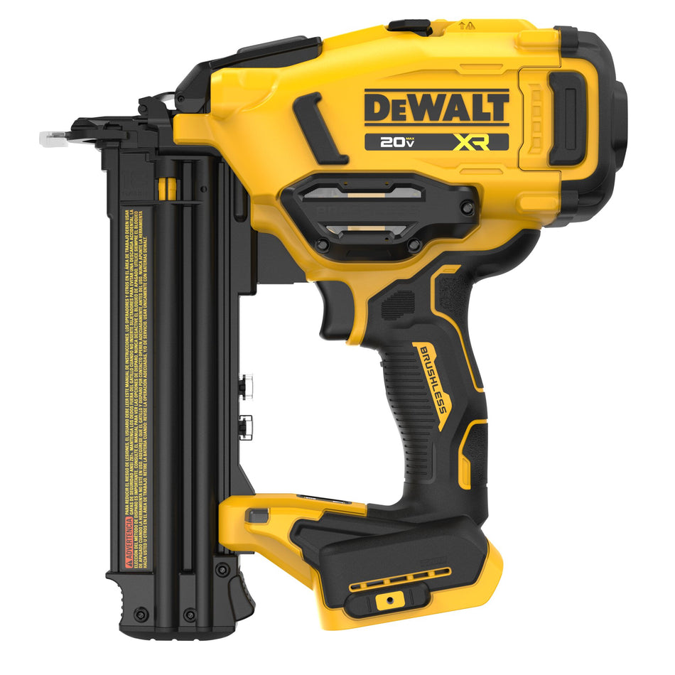 DEWALT DCN210B, 20V MAX* XR Cordless 18ga Brad Nailer (Tool Only)