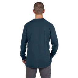 Milwaukee 606BL-3X, HEAVY DUTY POCKET T - LS BLUE 3X