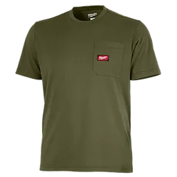 Milwaukee 605GN-L, HEAVY DUTY POCKET T - SS GREEN L