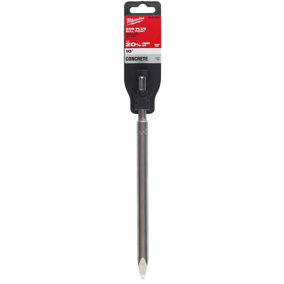 Milwaukee 48-62-6010, SDS PLUS Bull Point Chisel 10"