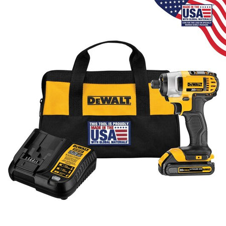 DEWALT DCF885C1, 20V MAX 1/4'' Impact Driver Kit