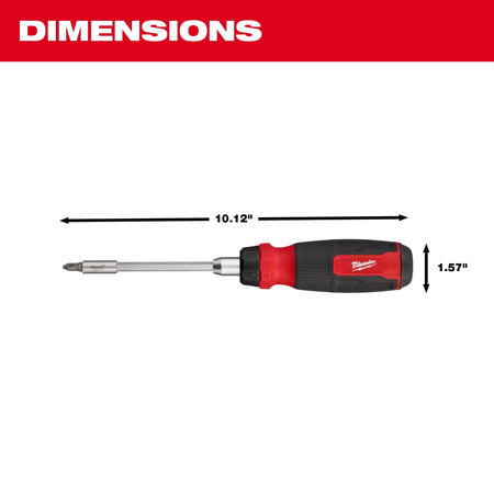 Milwaukee 48-22-2903, 14-in-1 Ratcheting Multi-Bit Screwdriver