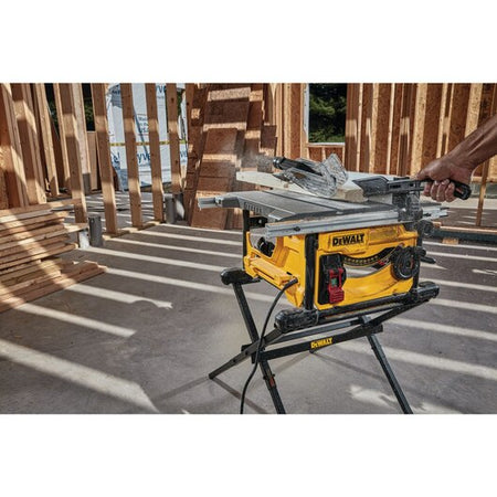 DEWALT DWE7485WS, 8-1/4'' Compact Jobsite Table Saw w/Stand