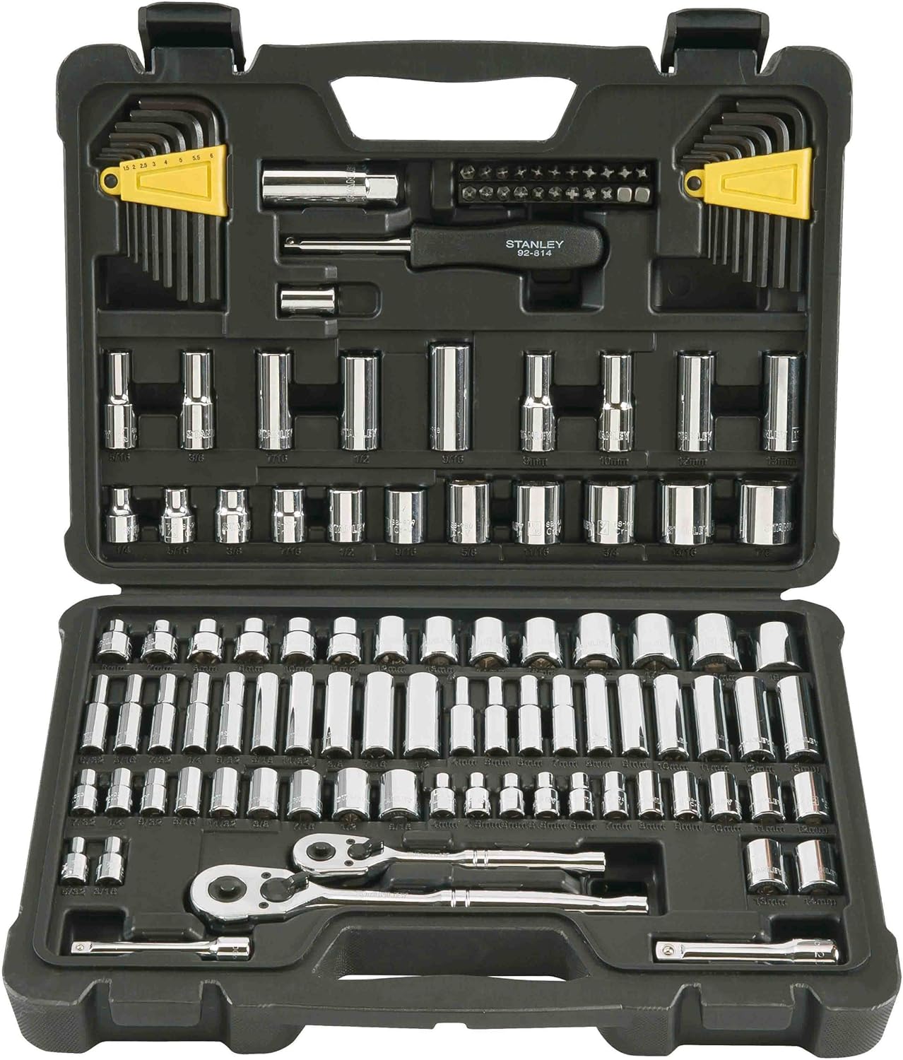 Stanley STMT71650, 1/4 in & 3/8 in Drive Mechanic's Tool Set (60