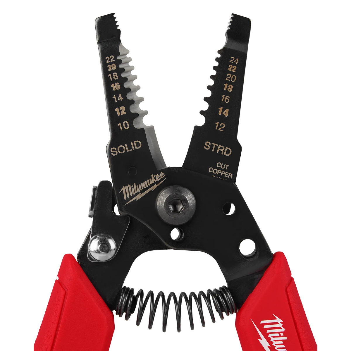 Milwaukee 48-22-3044, 10-24 AWG Compact Comfort Grip Wire Stripper & Cutter