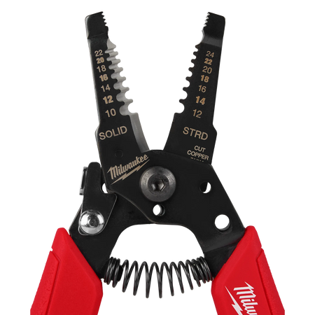 Milwaukee 48-22-3044, 10-24 AWG Compact Comfort Grip Wire Stripper & Cutter