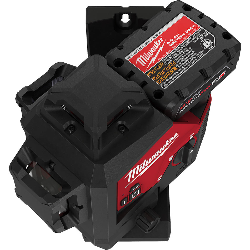Milwaukee 3632-21, M12 Green 360° 3-Plane Laser Kit