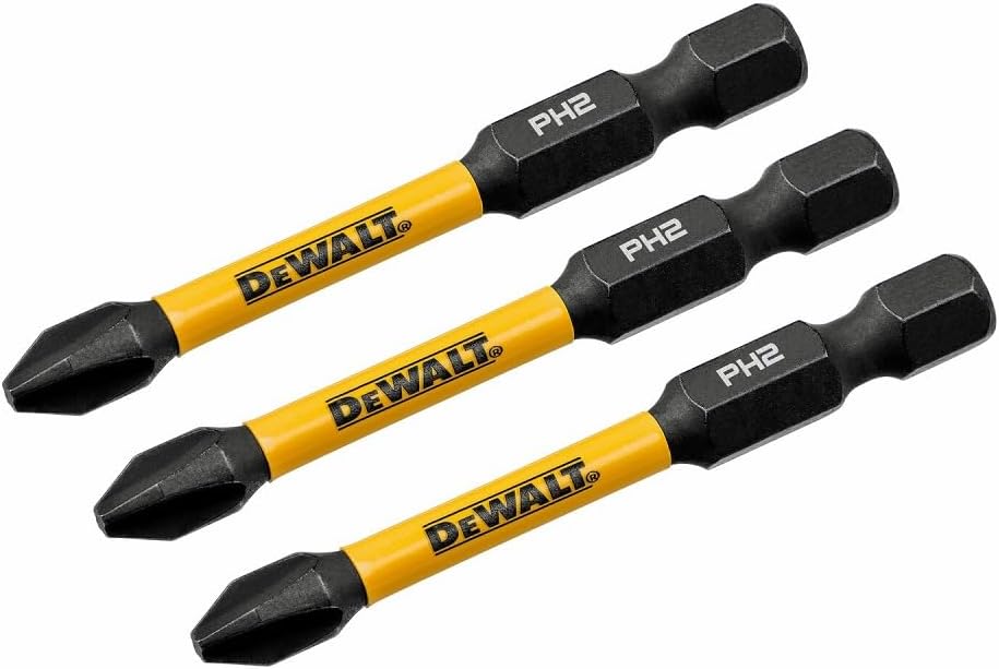 DEWALT DWAF2PH2IR3,  2.25IN PHILLIPS #2 FLEXTORQ 3PK