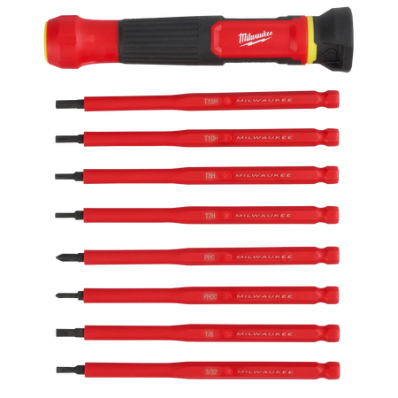 Milwaukee 48-22-2217, 8-in-1 1000V Insulated Precision Multi-Bit Screwdriver