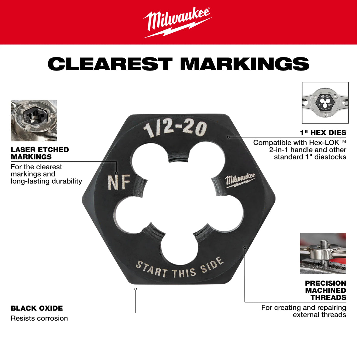 Milwaukee 49-22-5601, Metric Tap and Die Set 17-Piece