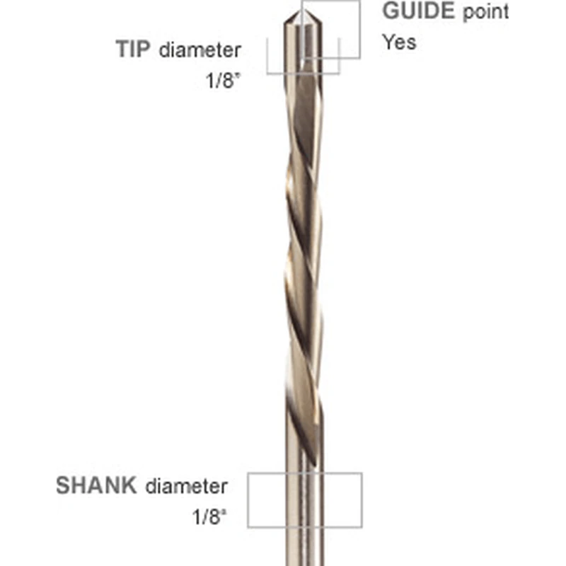RotoZip GP8, DRYWALL ZIPBITS: GUIDEPOINT (8PK)