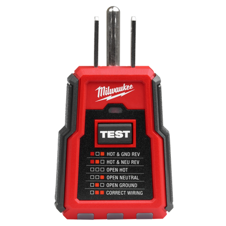 Milwaukee 2223-20, GFCI Receptacle Tester