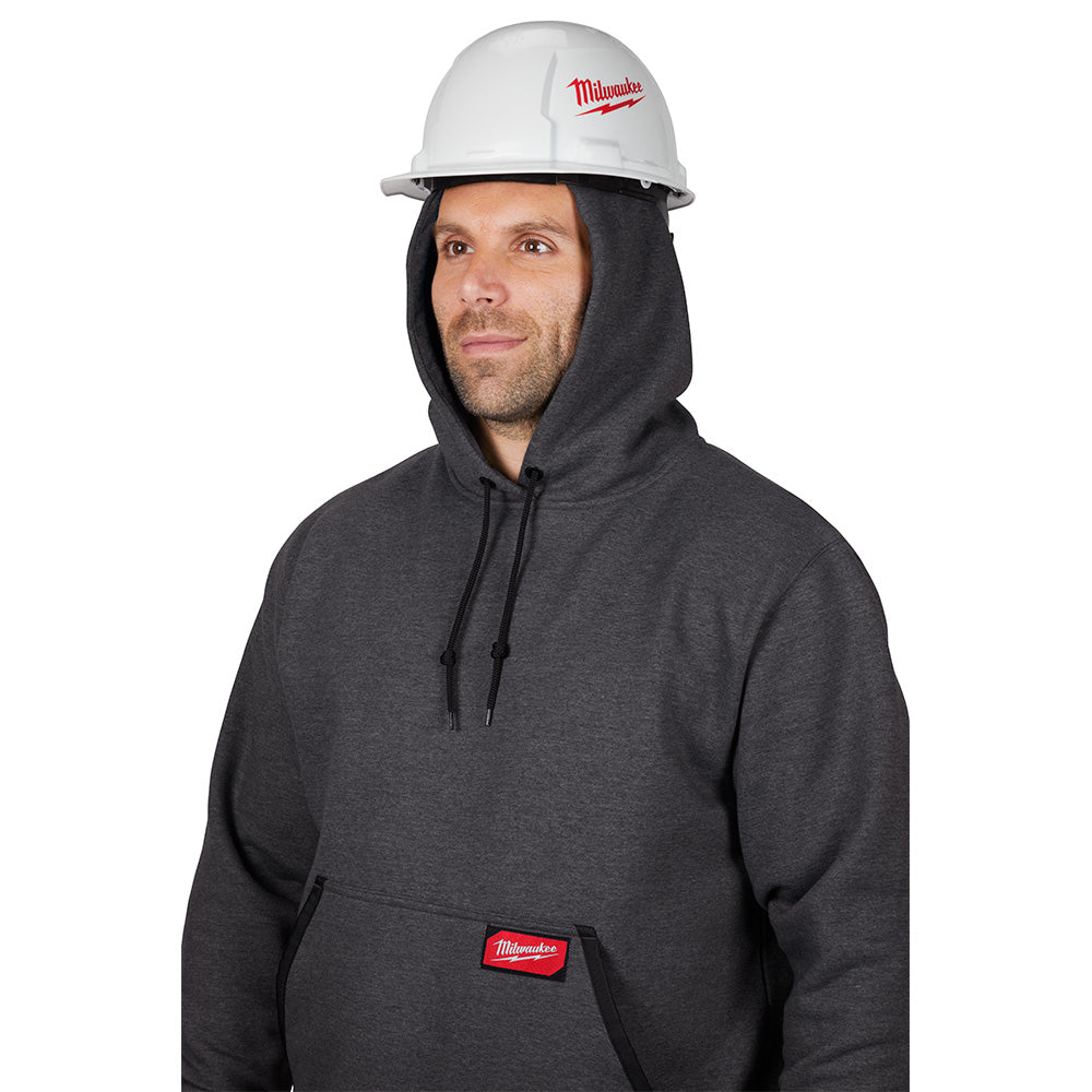 Milwaukee 350G-XL, HD PULLOVER HOODIE - GRAY XL (Discontinued)