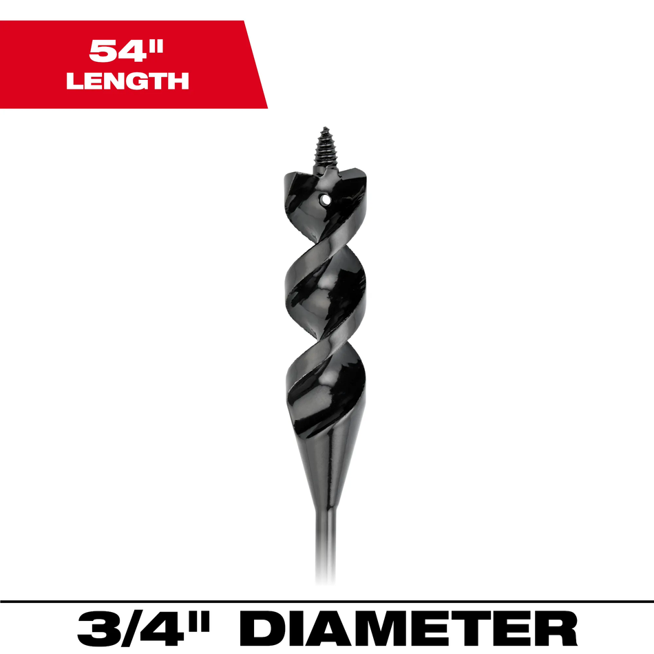 Milwaukee 48-13-1120 1-1/8" X 6-1/2" "Auger" Wood Drill Bit | Outillage Mathieu