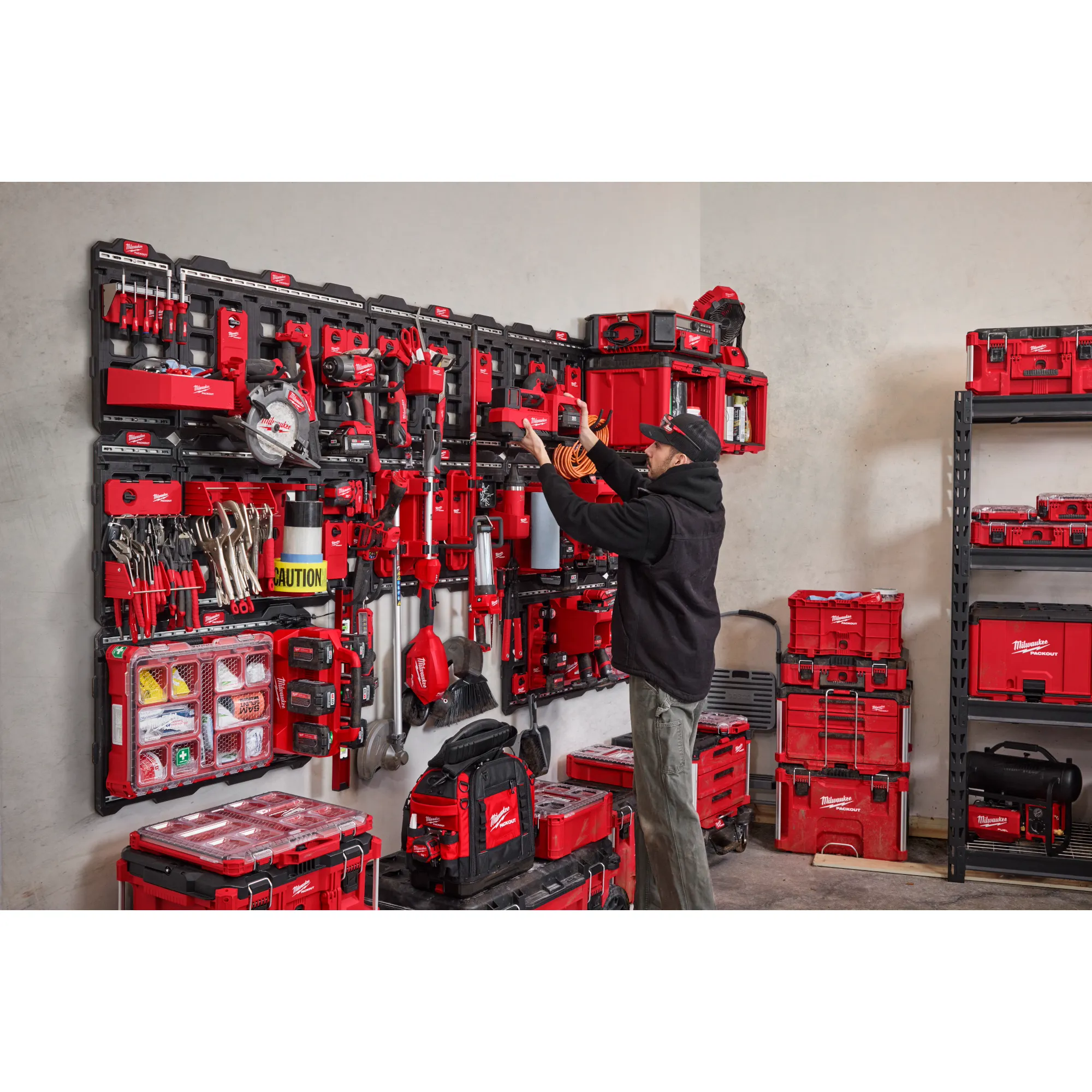 Milwaukee 48-22-8497, PACKOUT™ Large Wall Plate
