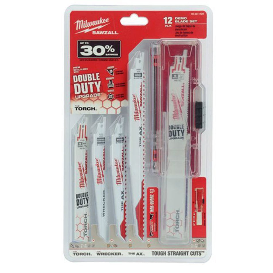 Milwaukee 49-22-3329, 12 pc Demo Blade Set