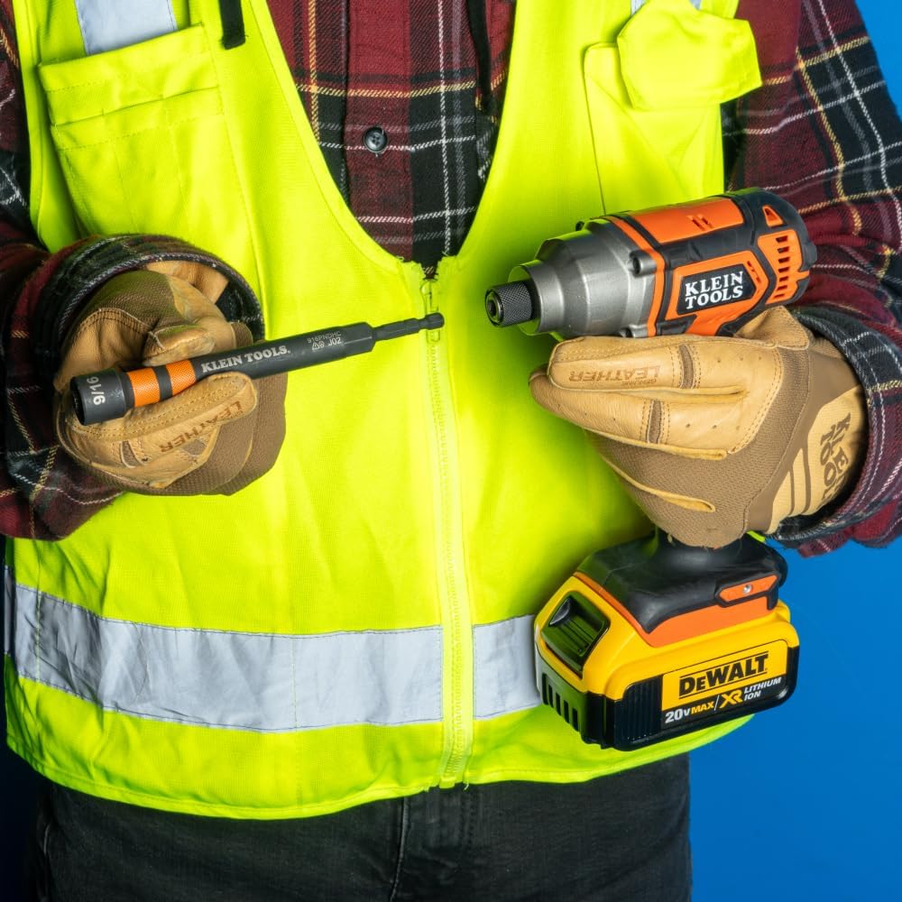 Klein Tools 32950, Hollow Magnetic Color-Coded Ratcheting Power