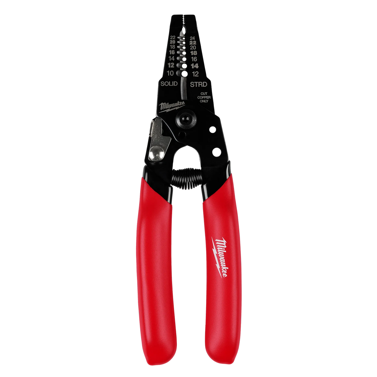 Milwaukee 48-22-3043, 10-24 AWG Compact Dipped Grip Wire Stripper & Cutter