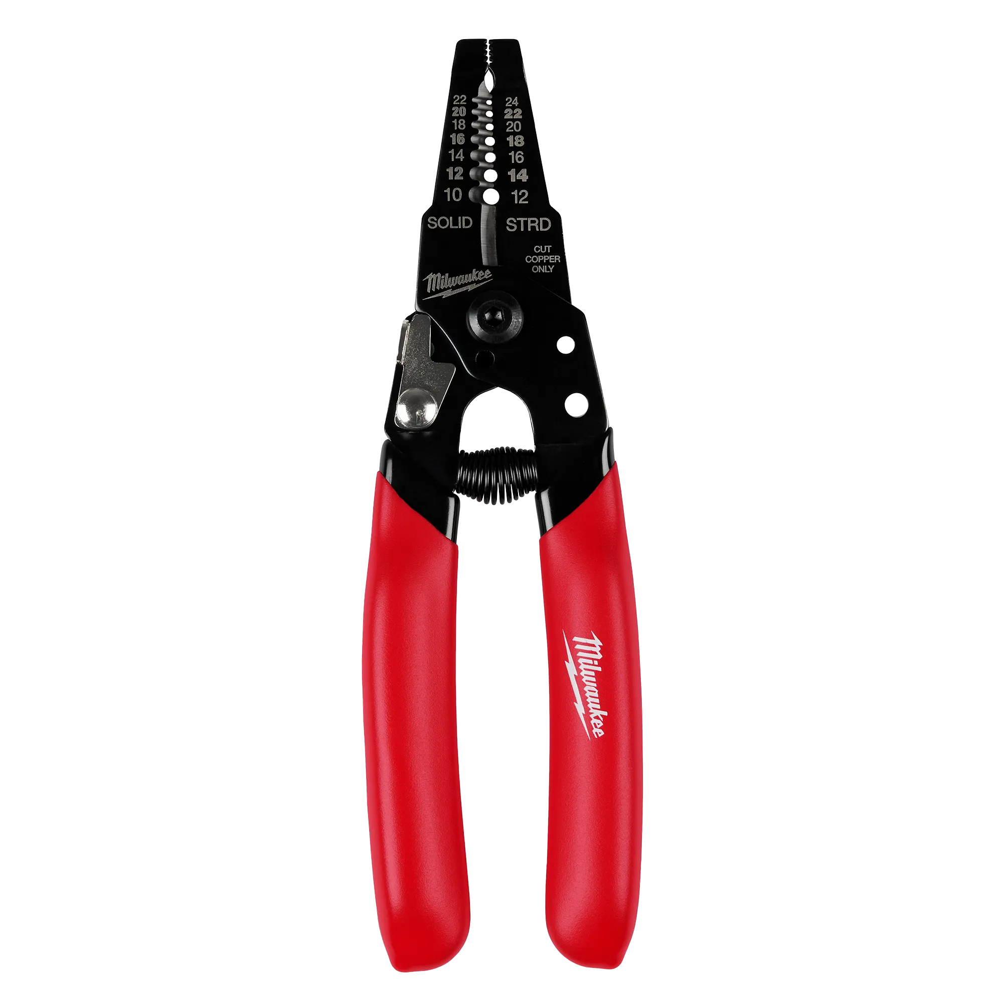 Milwaukee 48-22-3043, 10-24 AWG Compact Dipped Grip Wire Stripper & Cutter
