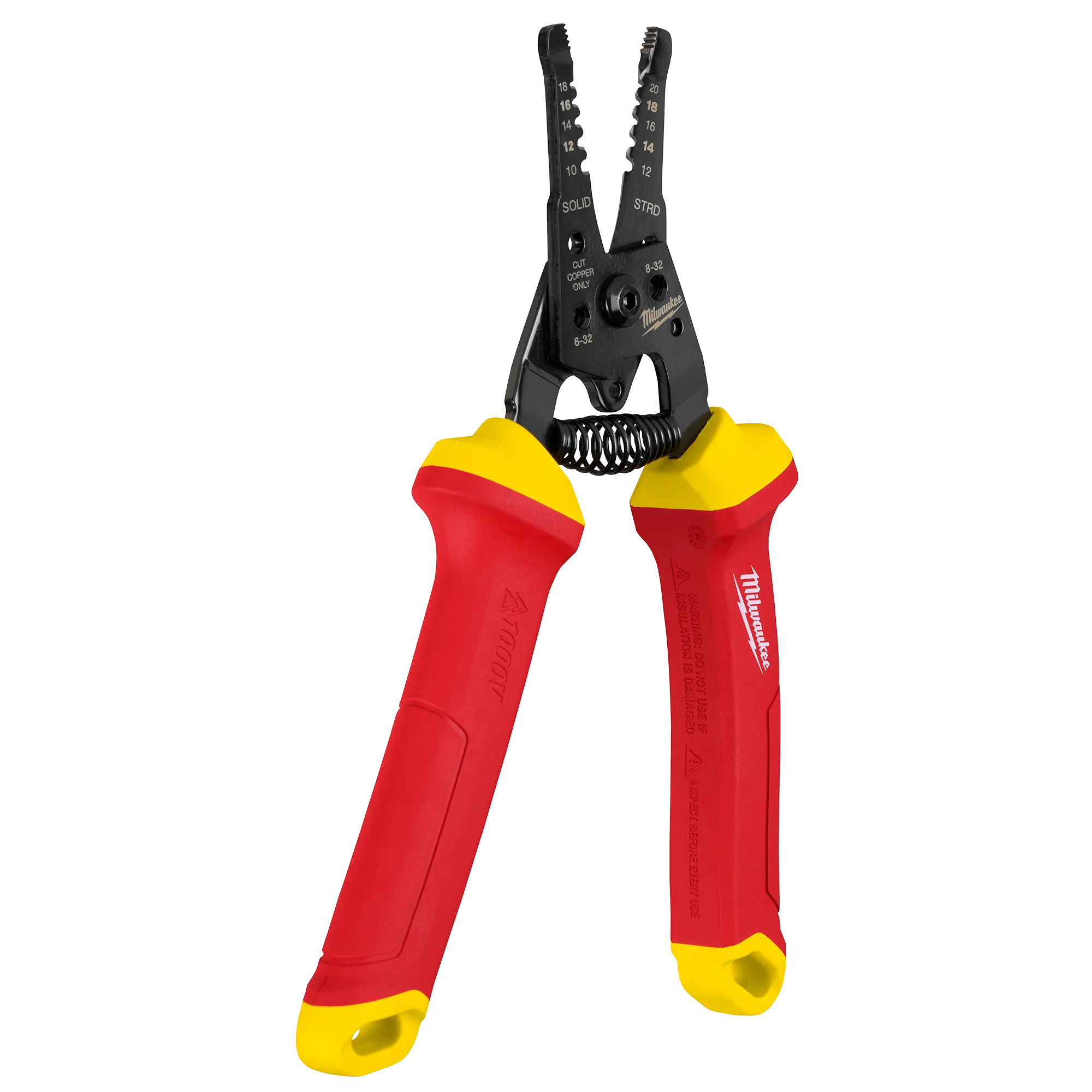 Milwaukee 48-22-2214, 1000V Insulated 10-20 AWG Wire Stripper & Cutter