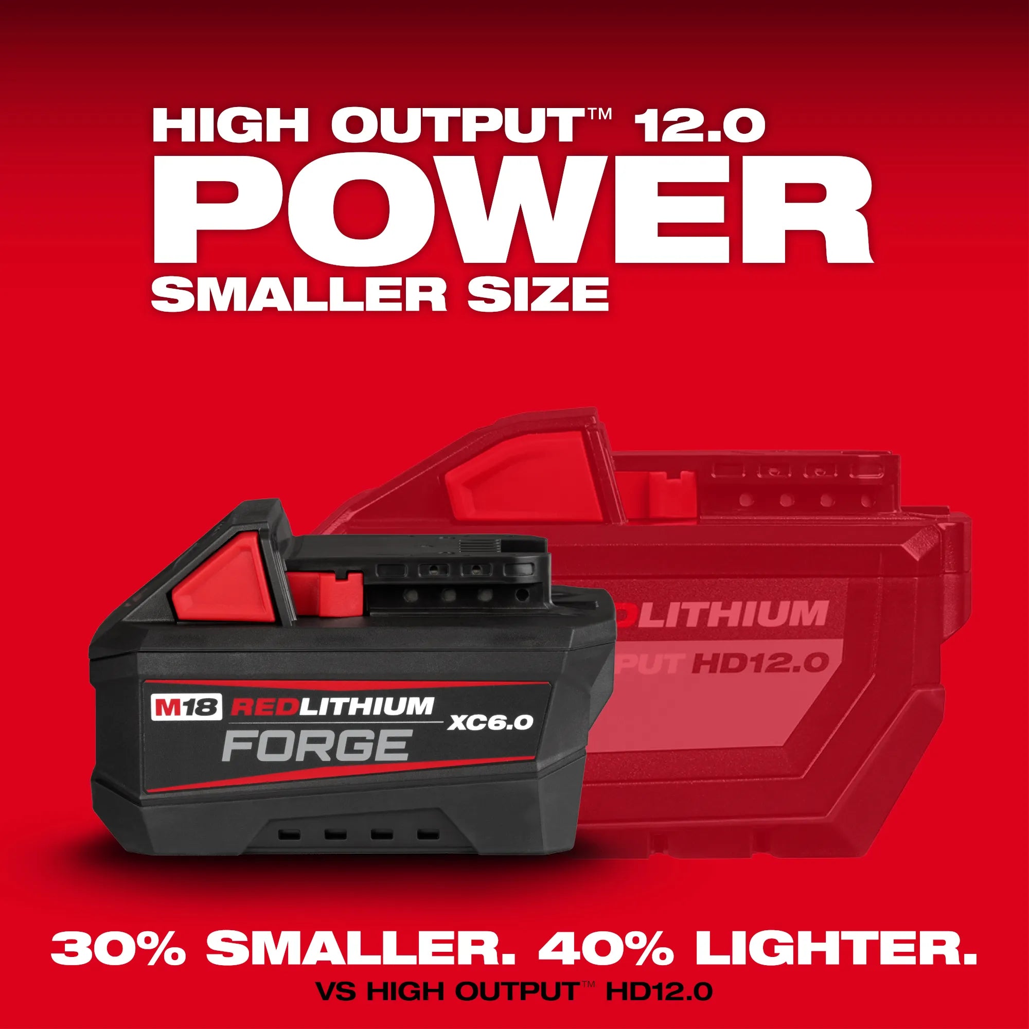 Milwaukee 48-11-1861, M18™ REDLITHIUM™ FORGE™ XC6.0 Battery Pack