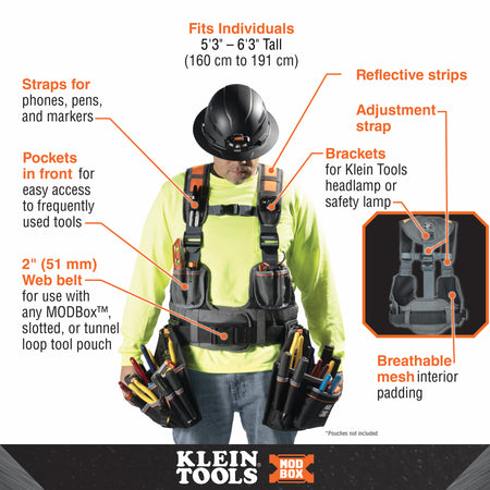 Klein Tools 55828MB, MODbox™ Tool Vest