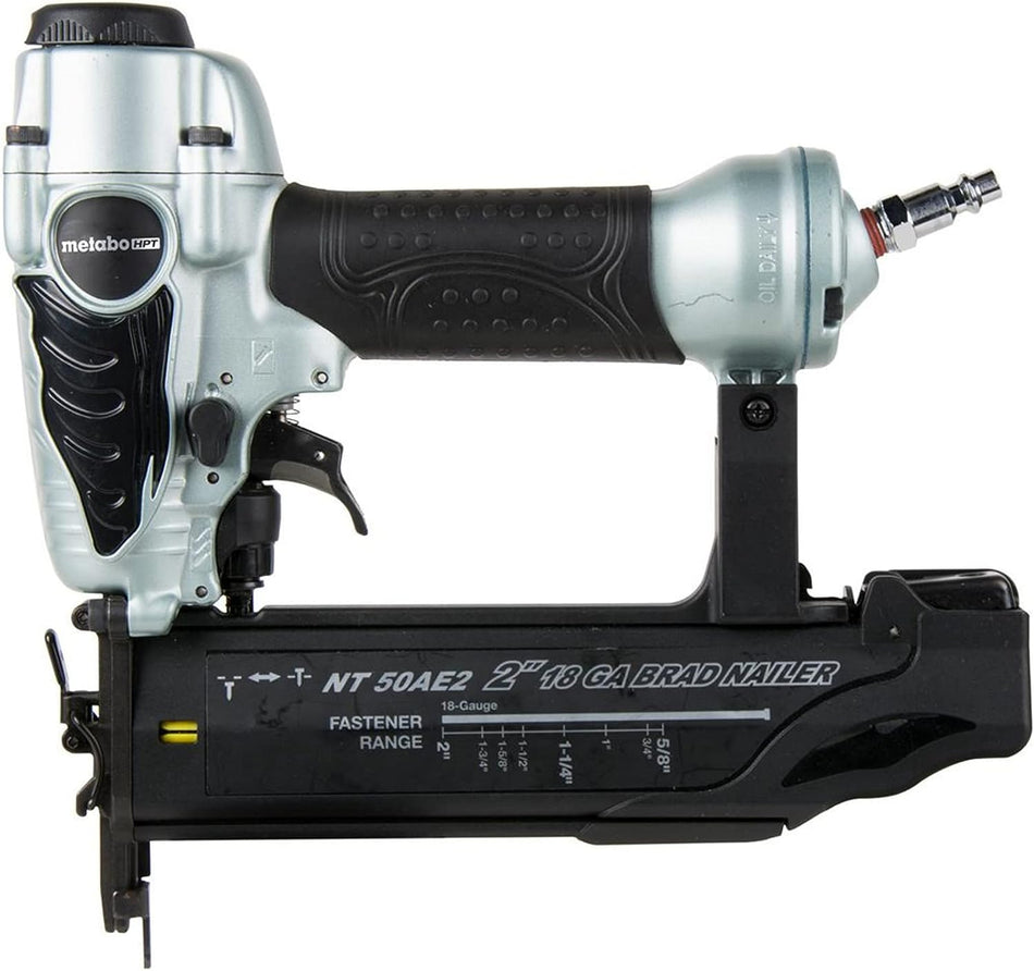 No Box Metabo HPT NT50AE2M, 2'' 18 Gauge Brad Nailer