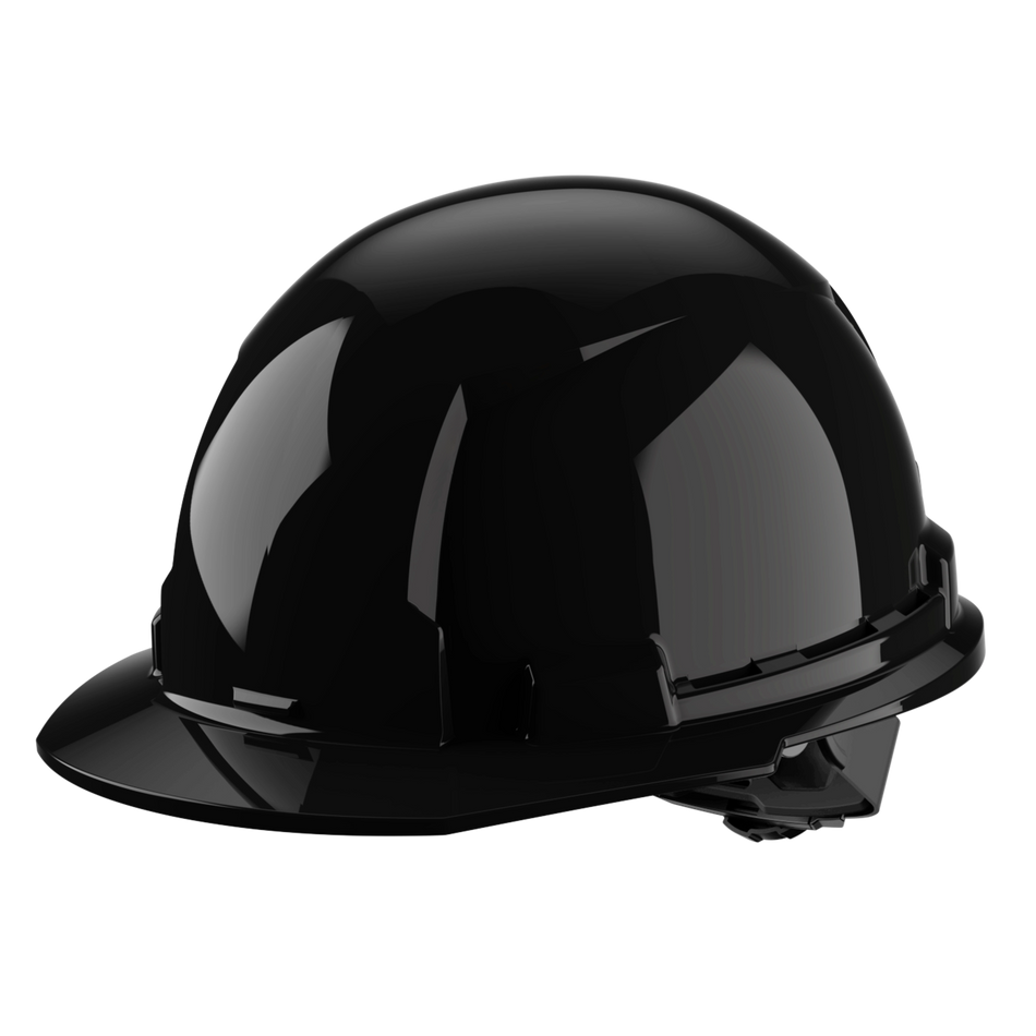 Milwaukee 48-73-1110, BOLT™ Black Front Brim Hard Hat w/4pt Ratcheting Suspension (USA) - Type 1, Class E