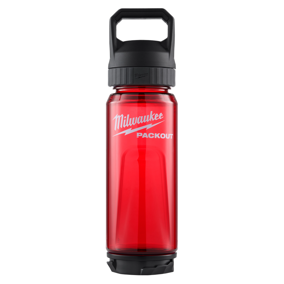 Milwaukee 48-22-8371R, PACKOUT™ 25oz Bottle with Chug Lid (Red)