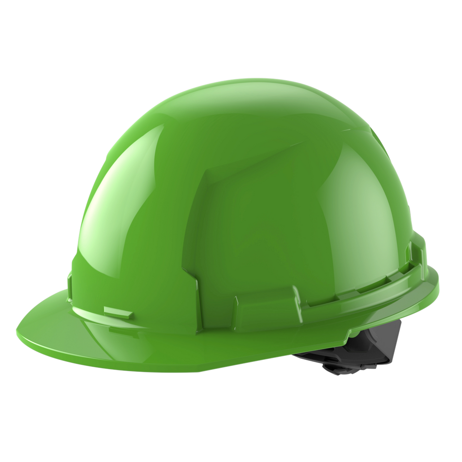 Milwaukee 48-73-1106, BOLT™ Green Front Brim Hard Hat w/4pt Ratcheting Suspension (USA) - Type 1, Class E