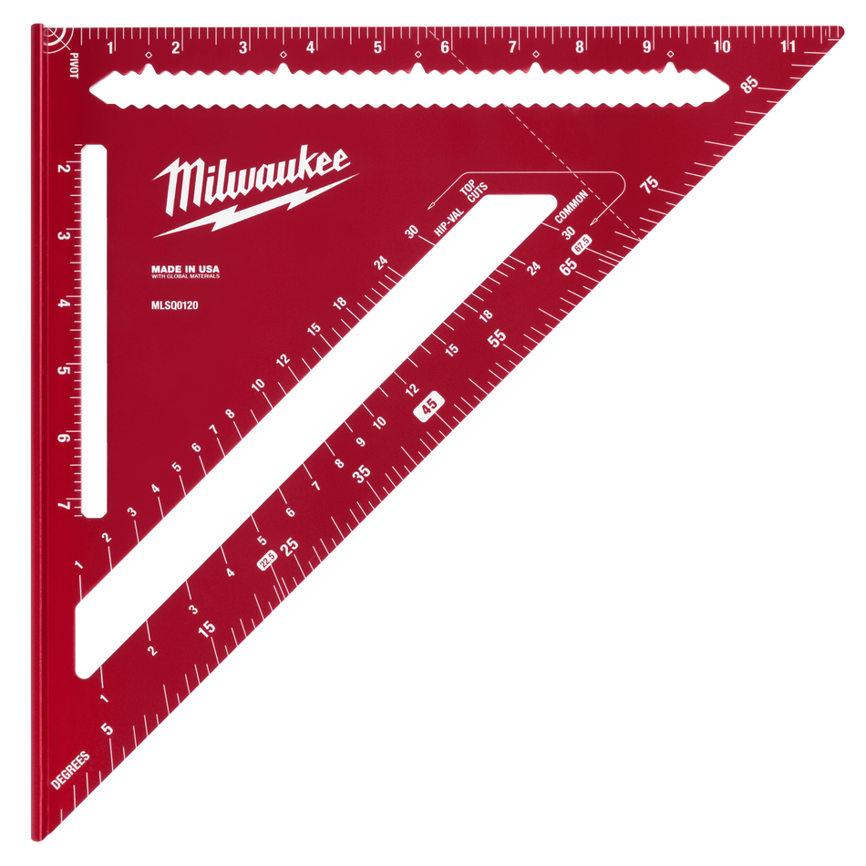 Milwaukee MLSQ0120, 12" Rafter Square