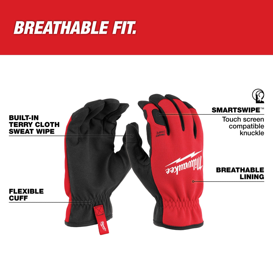 Milwaukee Lightweight Work Glove With Flexible Cuff