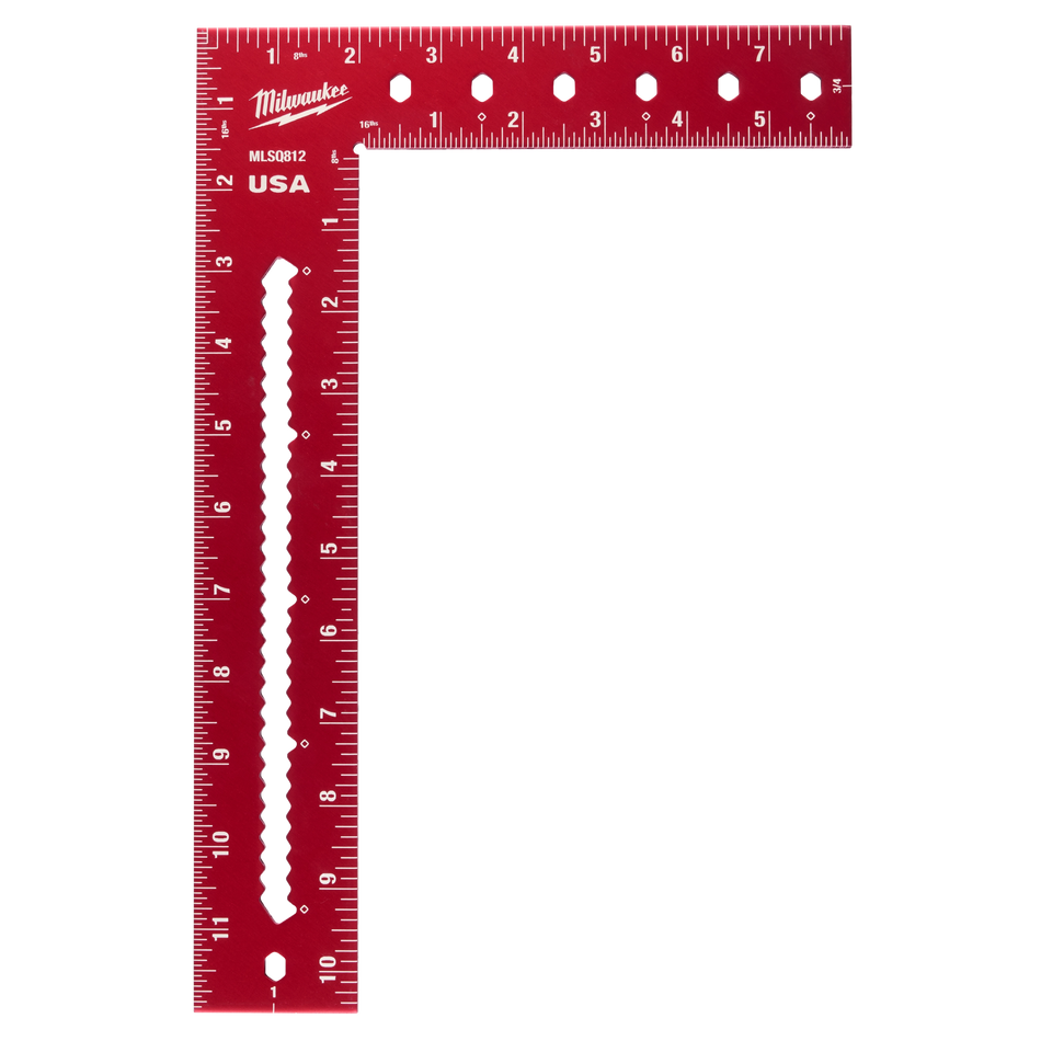 Milwaukee MLSQ812, 8" x 12" Framing Square