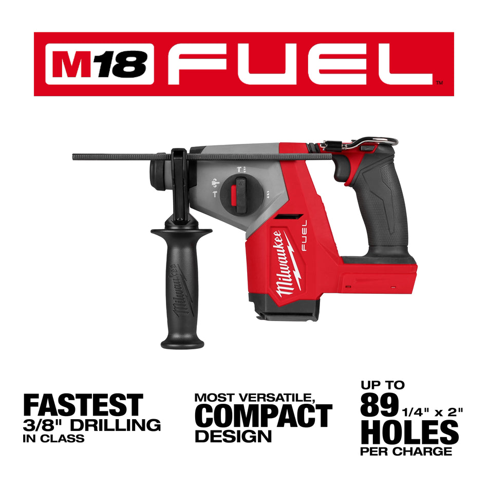 Milwaukee 2908-20, M18 FUEL™ 5/8" SDS Plus Rotary Hammer