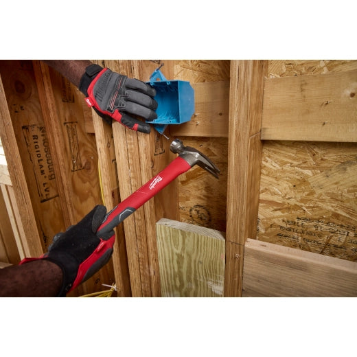 Milwaukee 48-22-9320, 21oz Milled Face Poly/Fiberglass Handle Hammer
