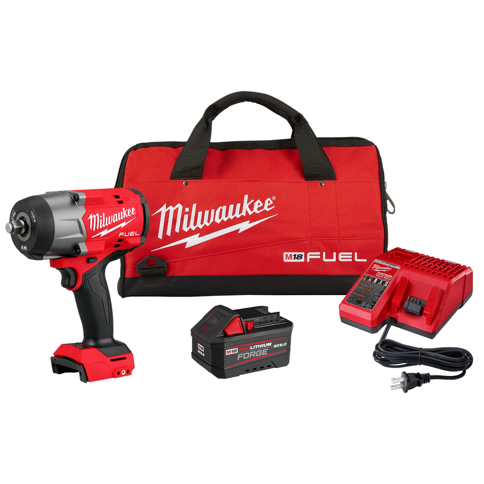 Milwaukee 2967-21F, M18 FUEL™ 1/2" High Torque Impact Wrench w/ Friction Ring FORGE™ Kit