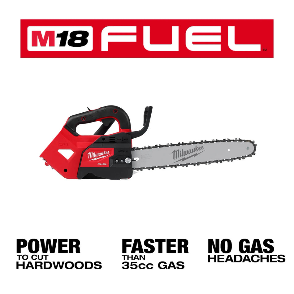 Milwaukee 2826-20T, M18 FUEL™ 14" Top Handle Chainsaw (Tool-Only)