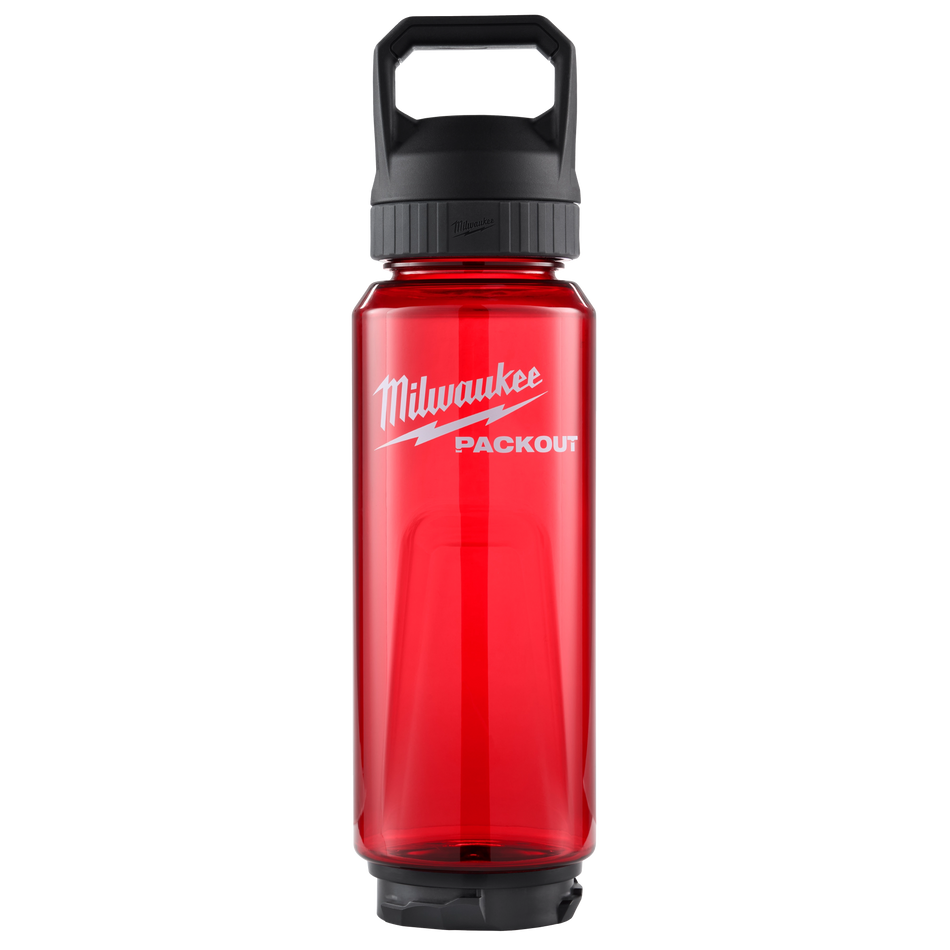 Milwaukee 48-22-8372R, PACKOUT™ 34oz Bottle with Chug Lid (Red)