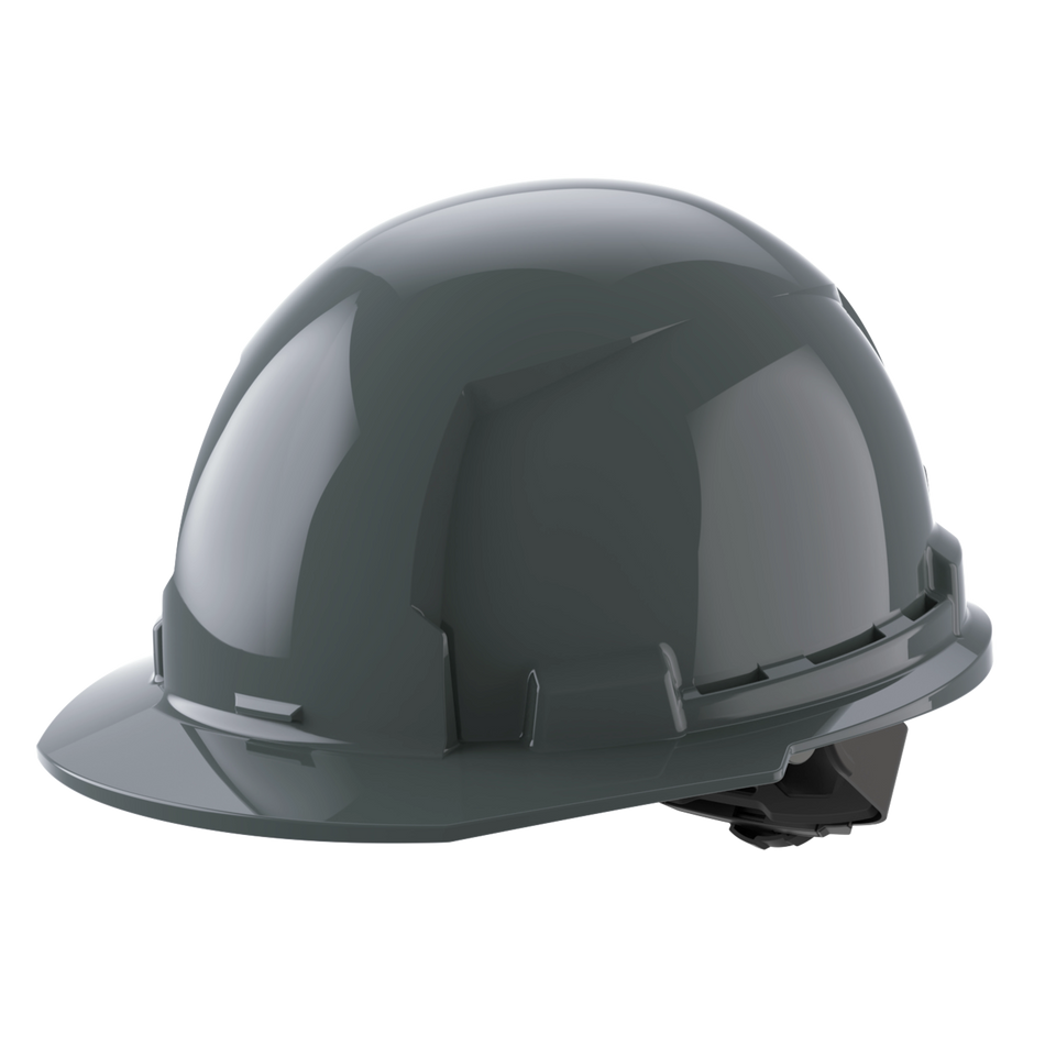 Milwaukee 48-73-1114, BOLT™ Gray Front Brim Hard Hat w/4pt Ratcheting Suspension (USA) - Type 1, Class E