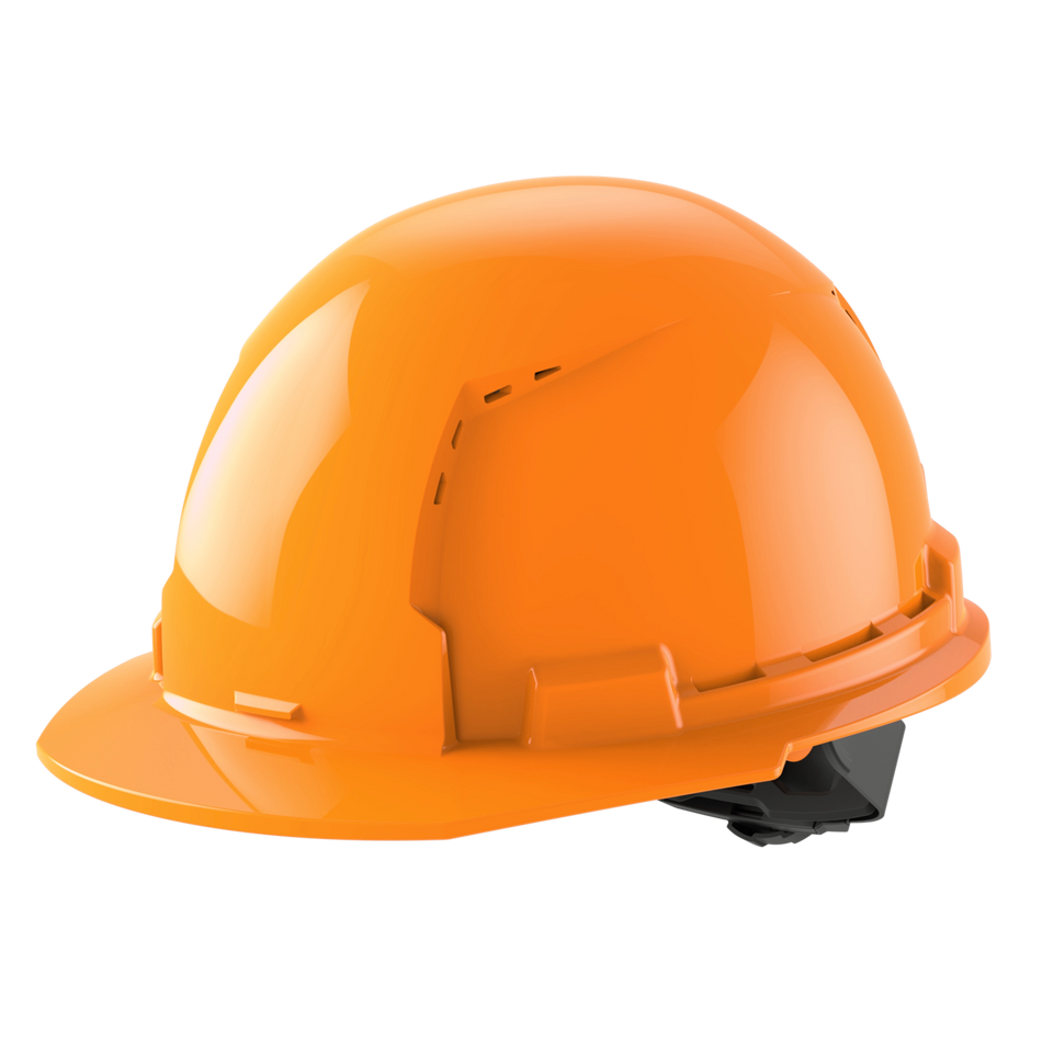 Milwaukee 48-73-1212, BOLT™ Orange Front Brim Vented Hard Hat w/4pt Ratcheting Suspension (USA) - Type 1, Class C